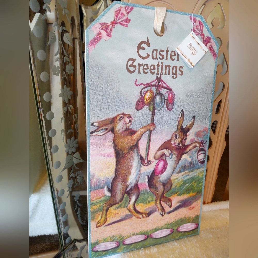 NWt "Easter Greetings" 💐 Post Card Art 🖼️ Designs by Kathy~